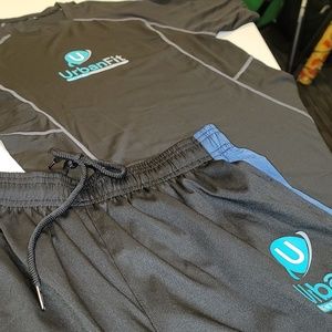 Men/Female workout wear: Compressed Top & Shorts